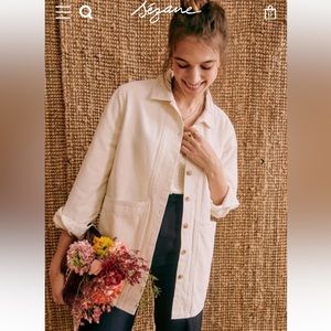 Sezane Will Jacket - Ecru NWT